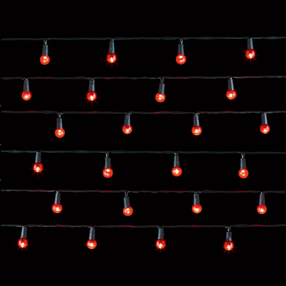 Premier 100 Multi Action LED Red Pearl Berry Lights