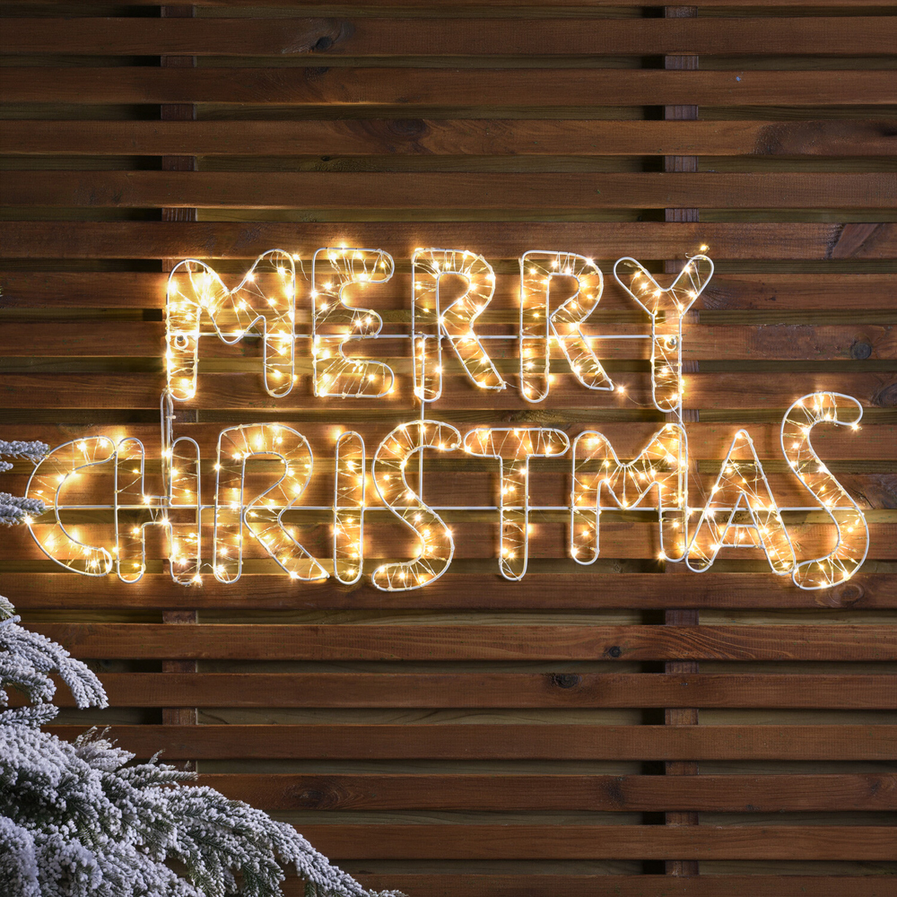 LED Merry Christmas Sign Image 1