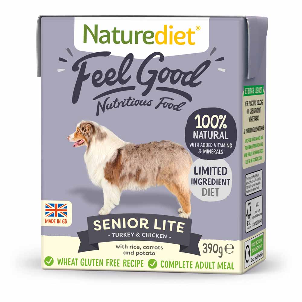 Naturediet Feel Good Senior Dog Food 390g Image 1
