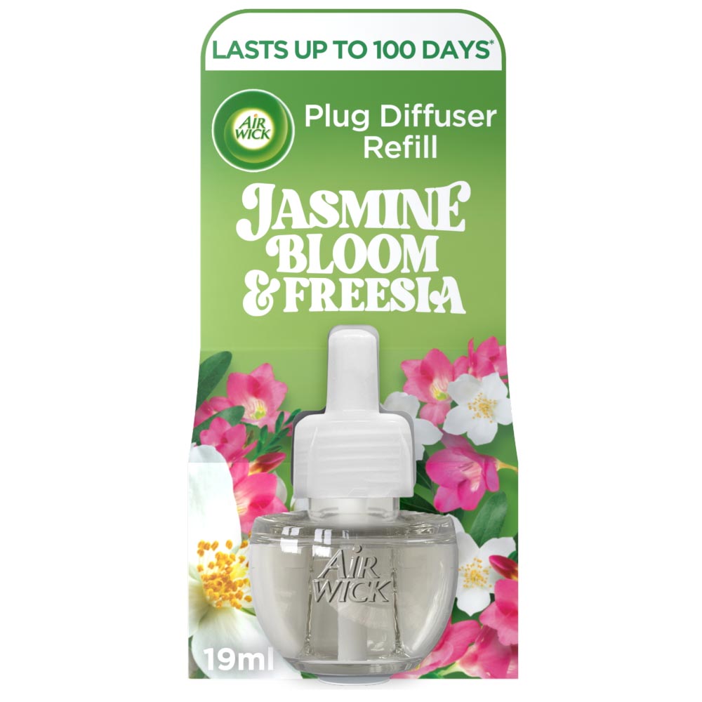 Air Wick Jasmine Bloom and Freesia Air Freshener Electrical Single Refill 19ml Image 3