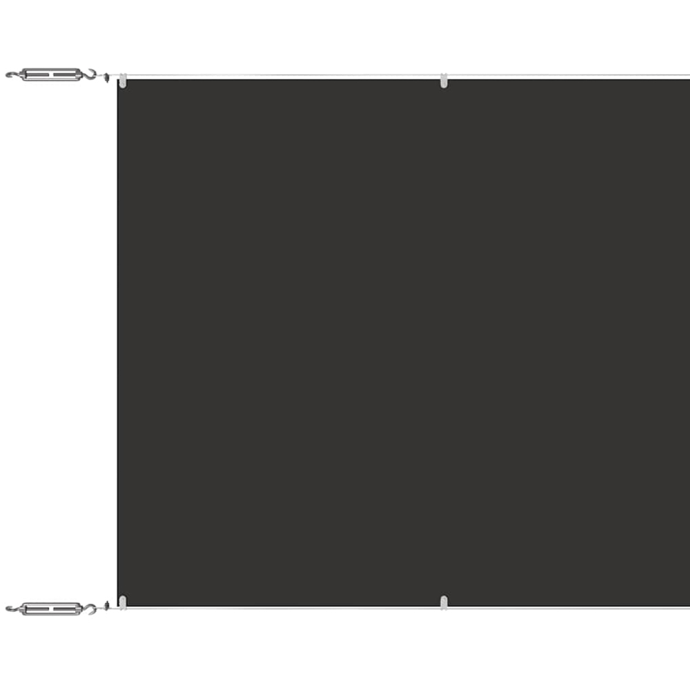 vidaXL Anthracite Oxford Fabric Vertical Awning 1 x 8m Image 2