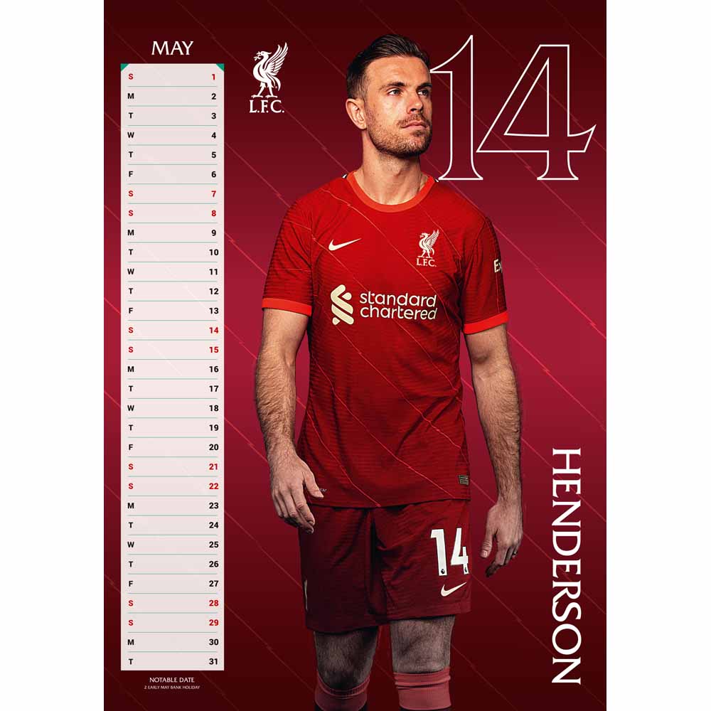 Liverpool FC 2022 A3 Calendar Image 2