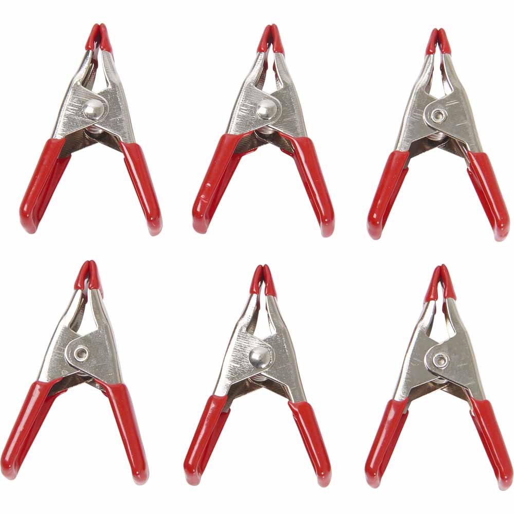 Wilko Mini Spring Clamp Set 6pc Wilko