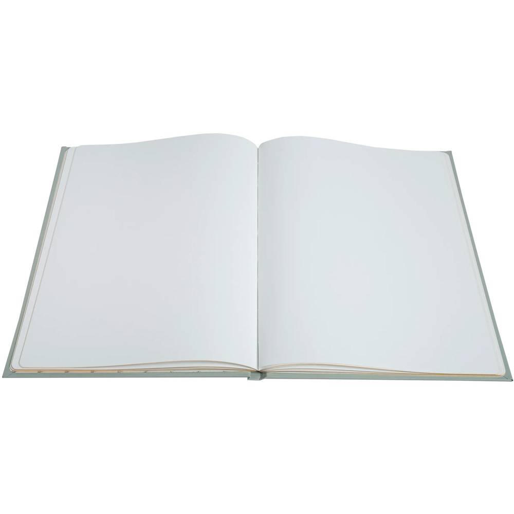 Exacompta Ellipse Green Rose Gold Embossed Guest Book with Gold Edges 100 Pages Image 5