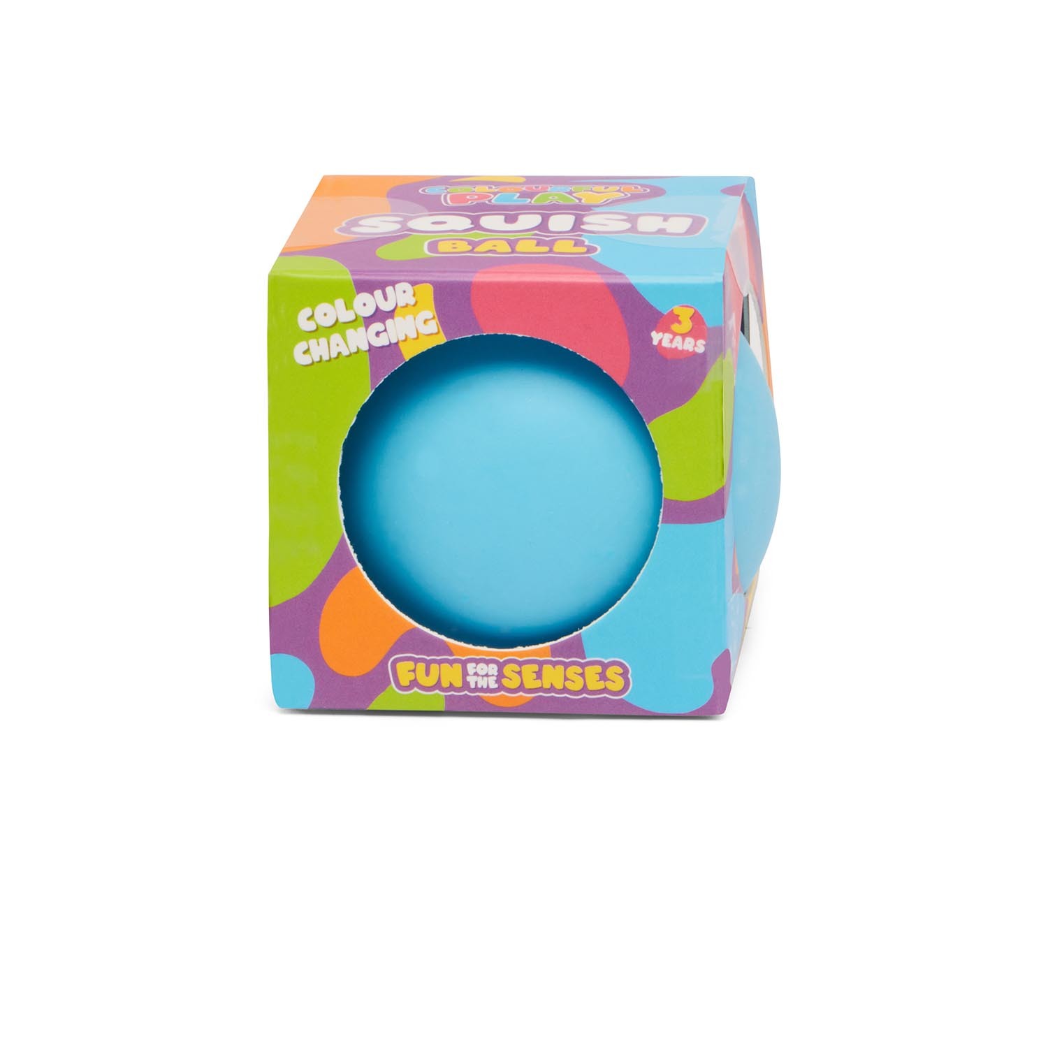 Single ToyMania Colour Changing Sensory Squish Ball in Assorted styles Image 7
