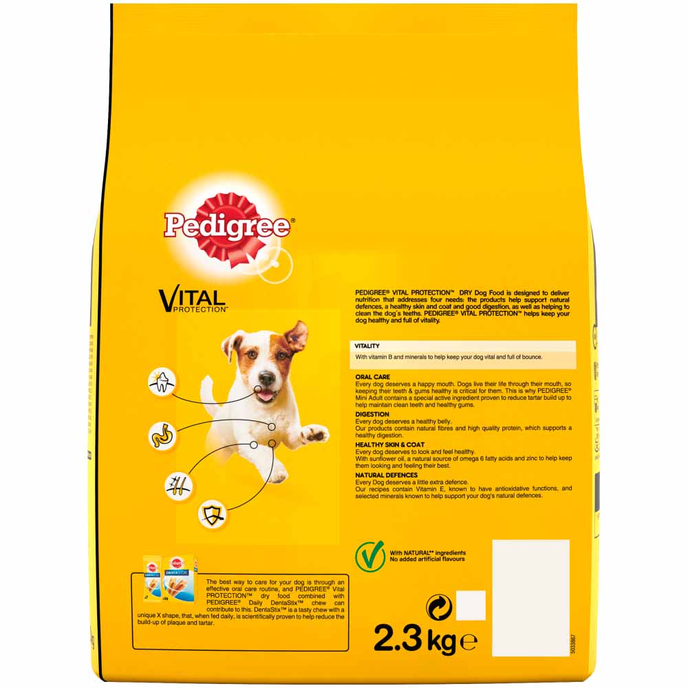 Pedigree Complete Chicken Flavour Small Dog Food 2.3kg Image 4