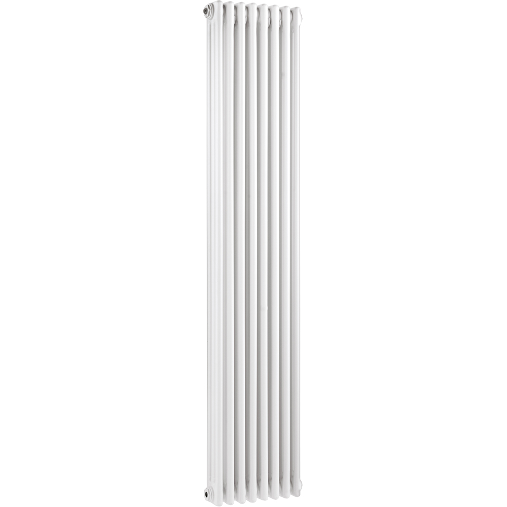 nuie Colosseum Gloss White Triple Column Traditional Radiator 1800 x 376mm Image 1