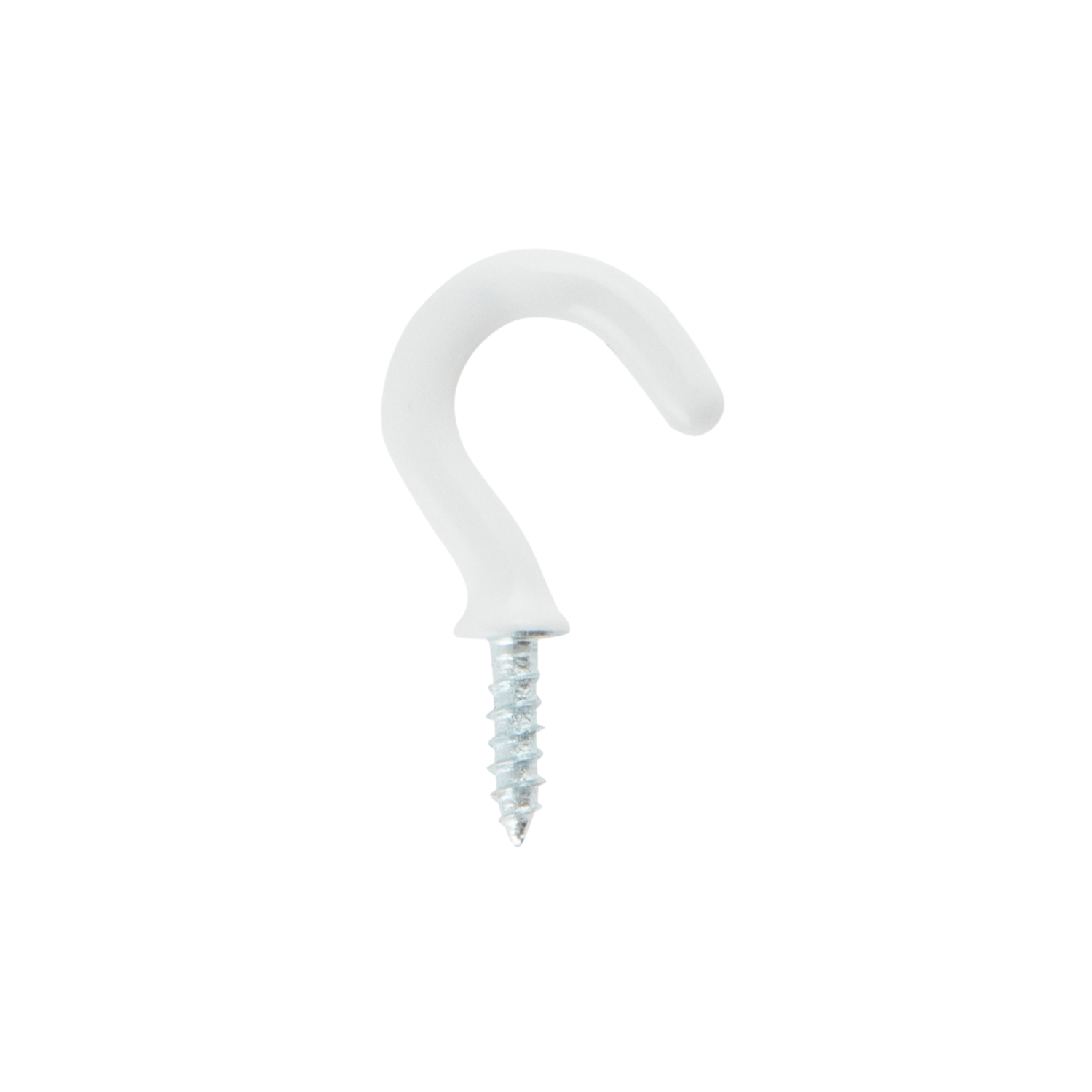 Hiatt 19mm Shouldered White Cup Hook 18 Pack Image 2