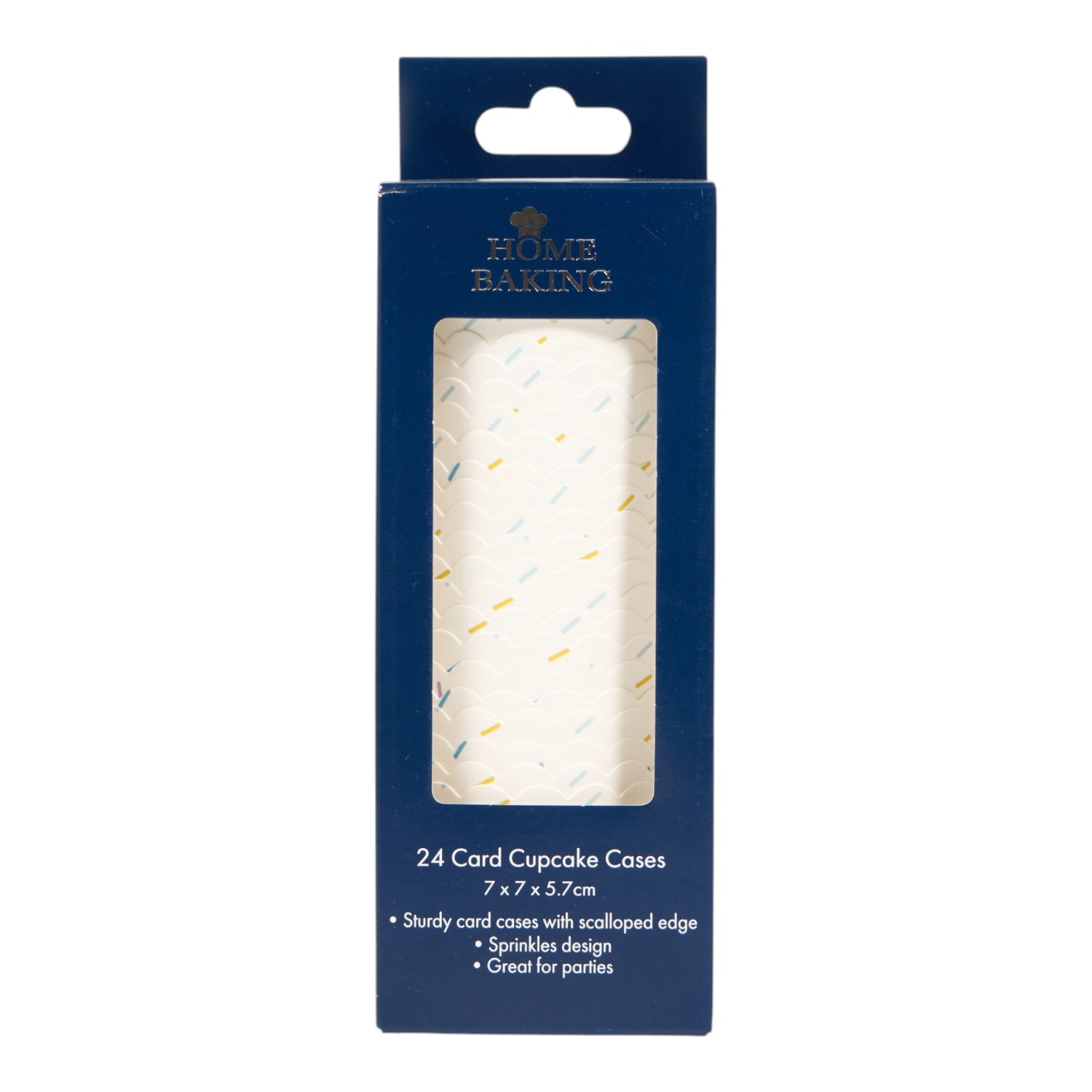 Pack of 24 Sprinkles Cup Cake CasesWhite Image 3