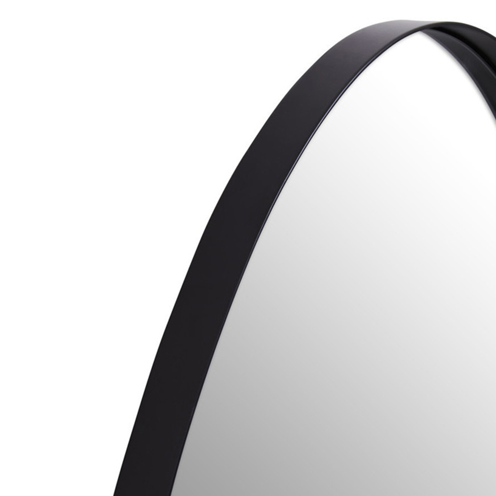 Premier Housewares Cora Black Finish Frame Wall Mirror Image 3