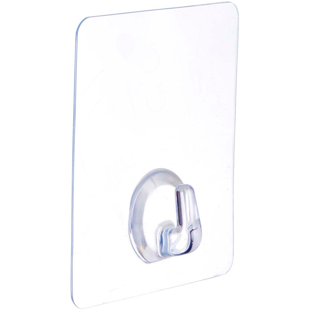 Wilko Removable Square Clear Hook Wilko