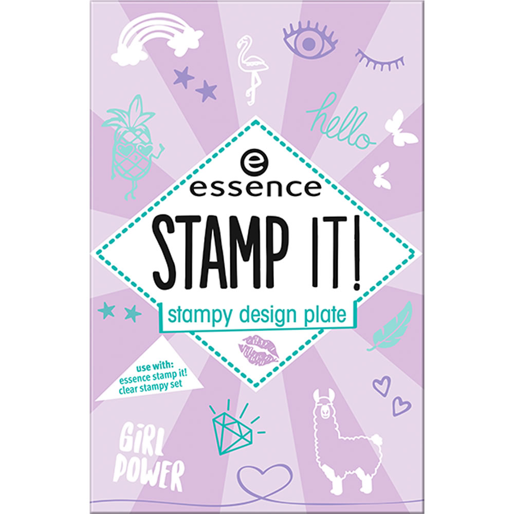 Essence Stamp It! Stampy Design Plate Nail Art 01 Image 1