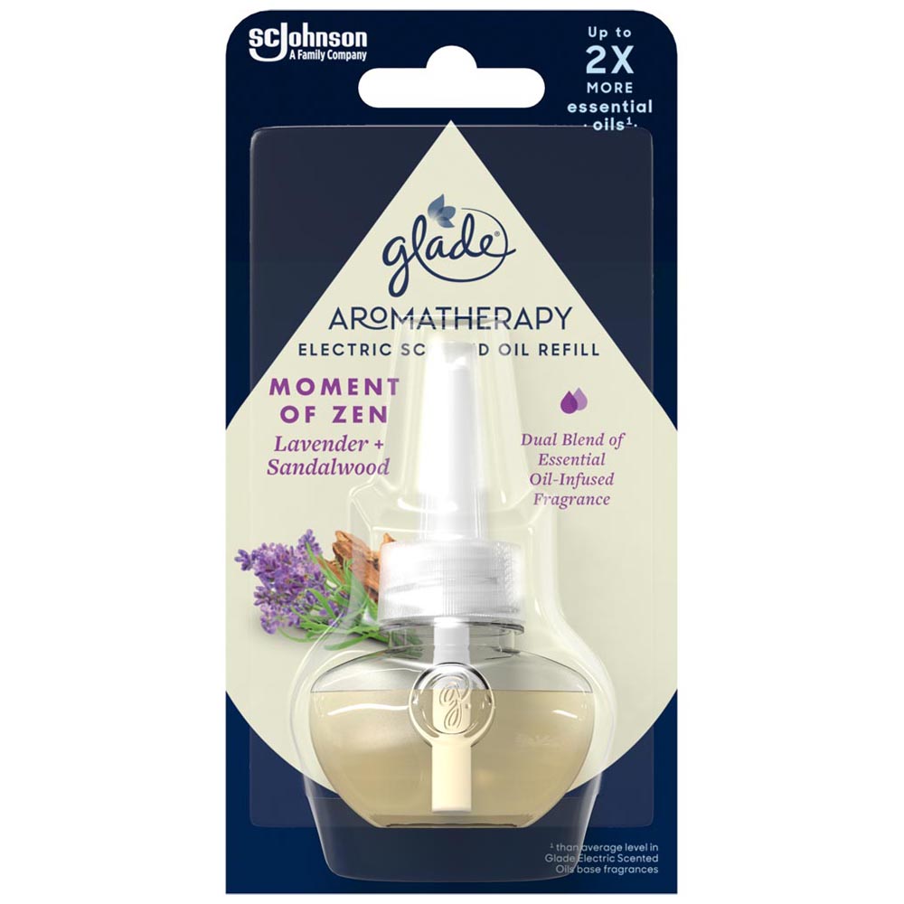 Glade Moment of Zen Aromatherapy Electric Scented Oil Refill 20ml Image 1