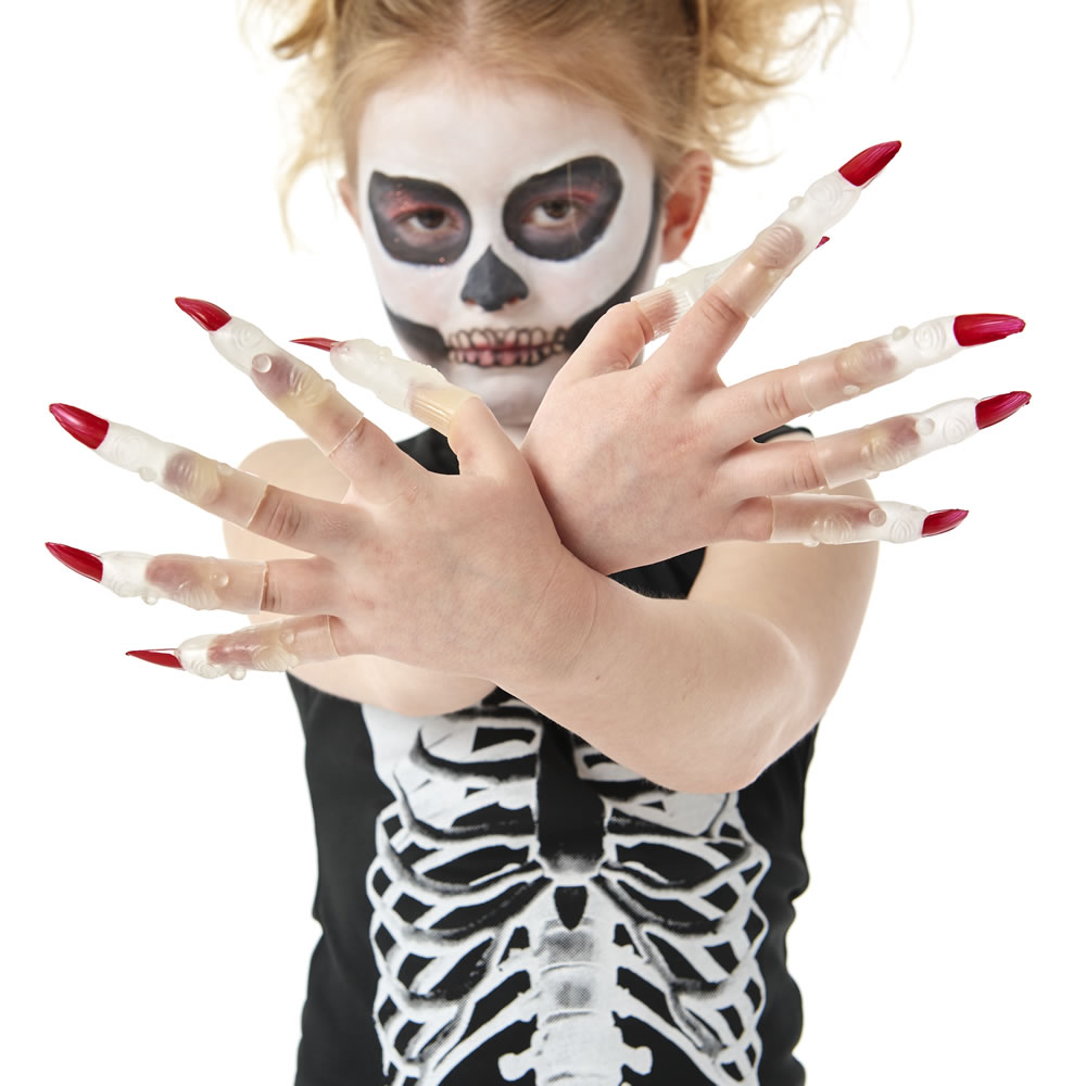 Wilko Halloween Glow in the Dark Witch's Finger Image 2