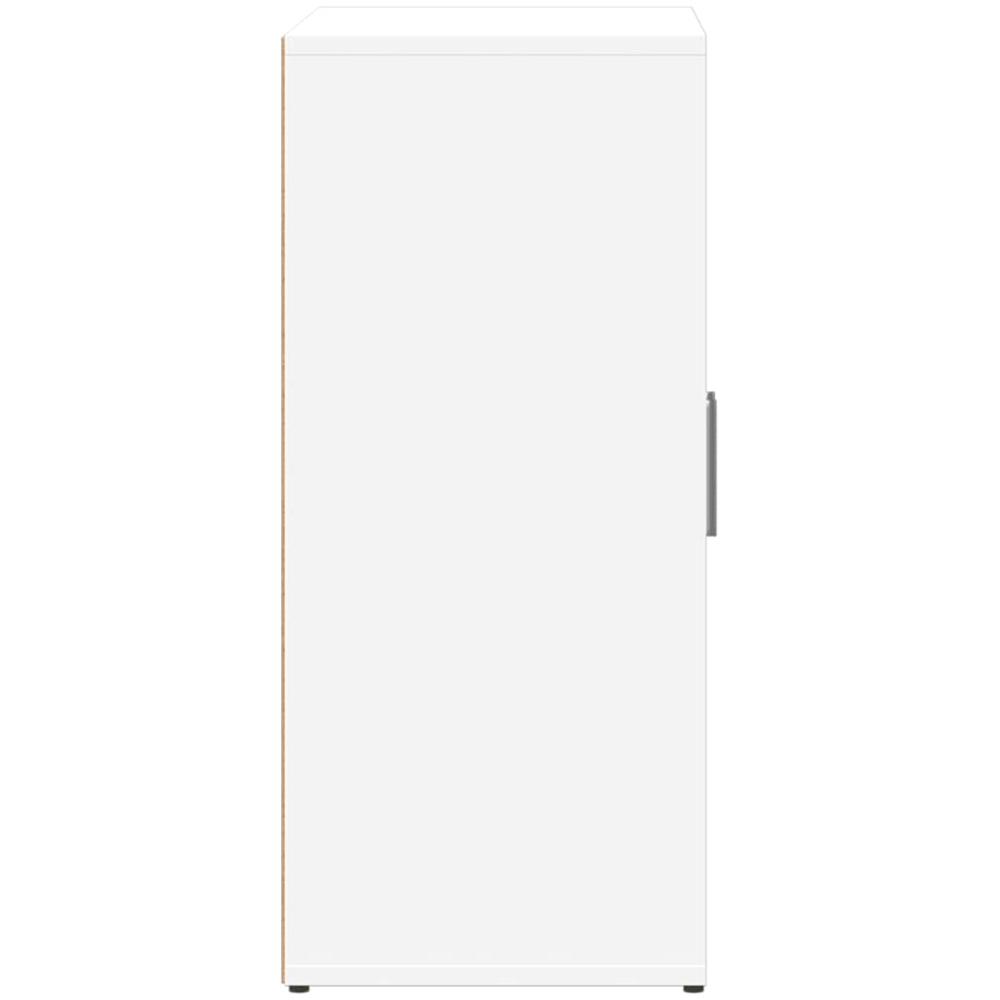 vidaXL 2 Door White Sideboard Image 5