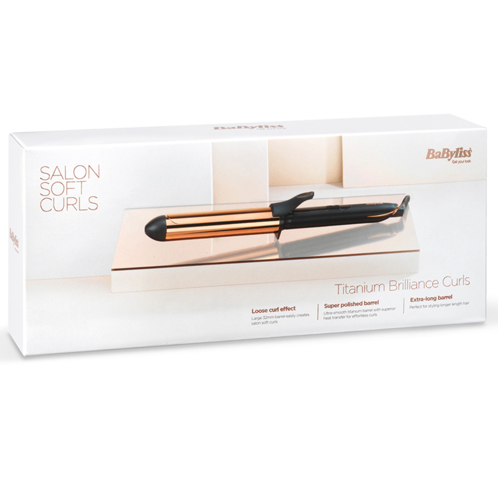 Babyliss Titanium Brilliance Curling Tong Image 4