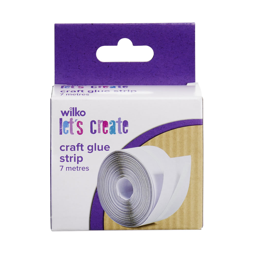 Wilko Let's Create Craft Glue Strip 7m Image