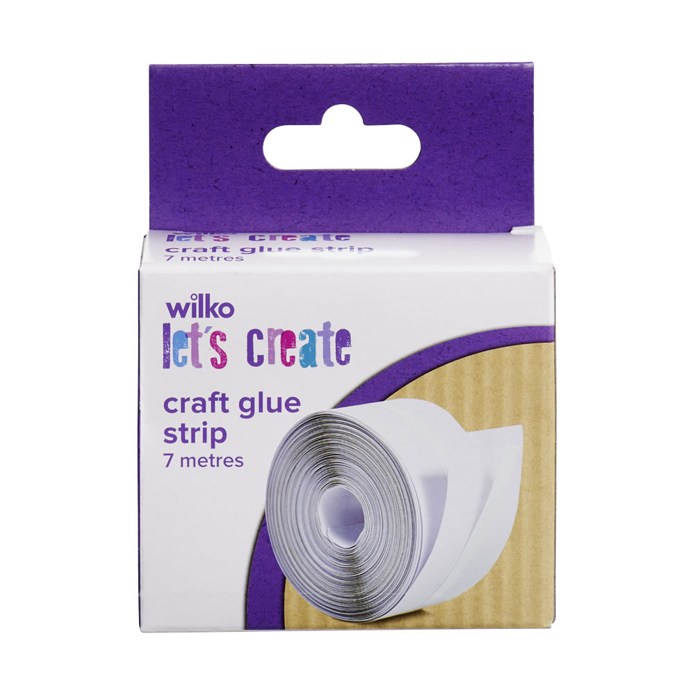 Wilko Let's Create Craft Glue Strip 7m Wilko
