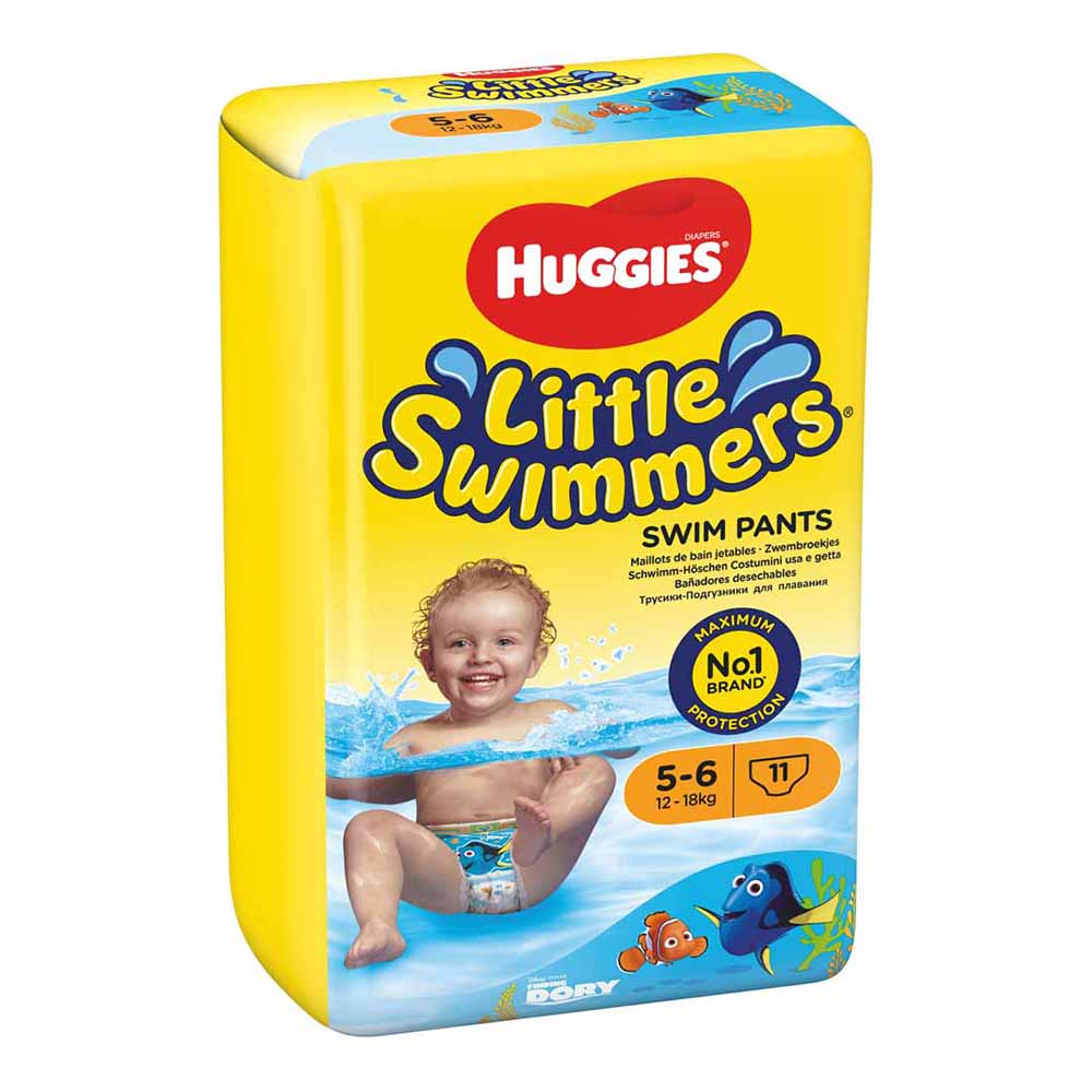 Huggies Little Swimmers Swim Pants Size 5 to 6 Case of 3 Image 3
