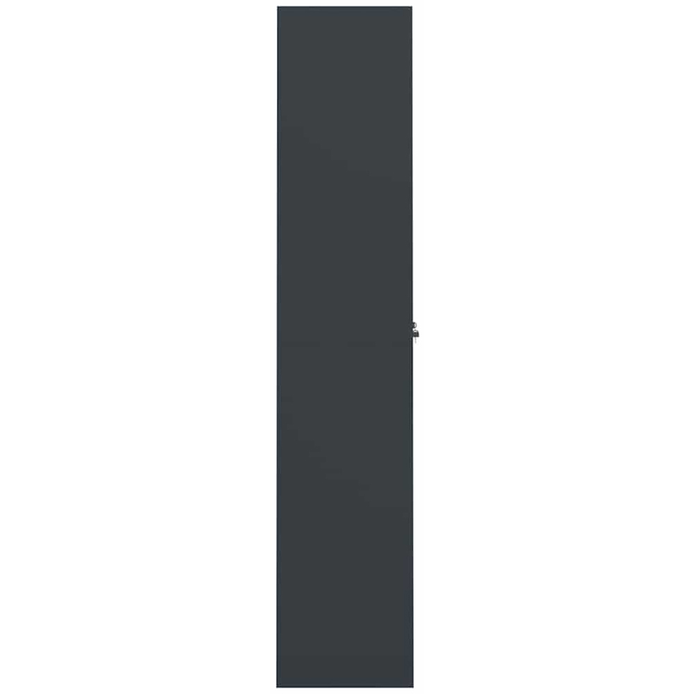 vidaXL 2 Door Anthracite Steel File Cabinet Image 5