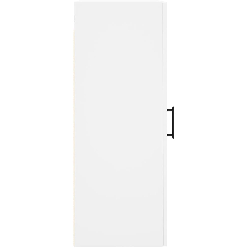 vidaXL Single Glass Door White Wall Mounted Cabinet Image 8