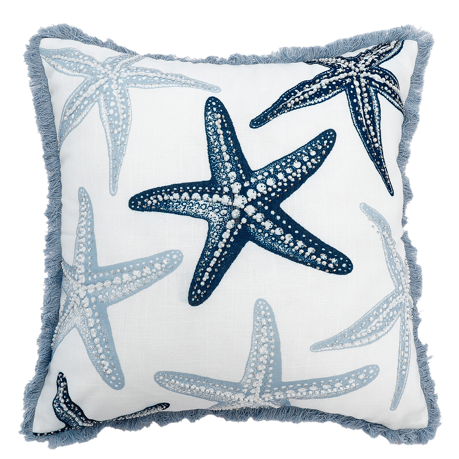 Starfish Cushion - Blue Image 1
