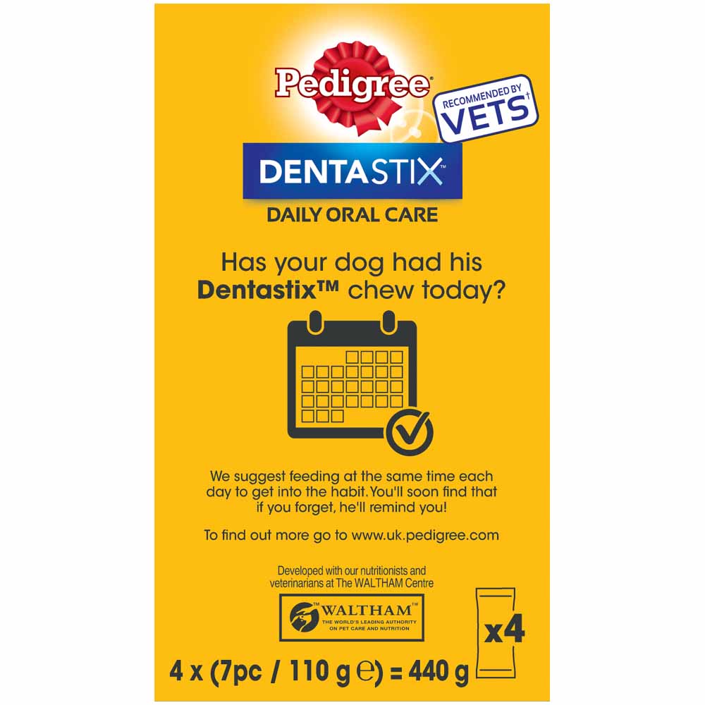Pedigree 28 pack Dentastix Small Dog Treats Image 5