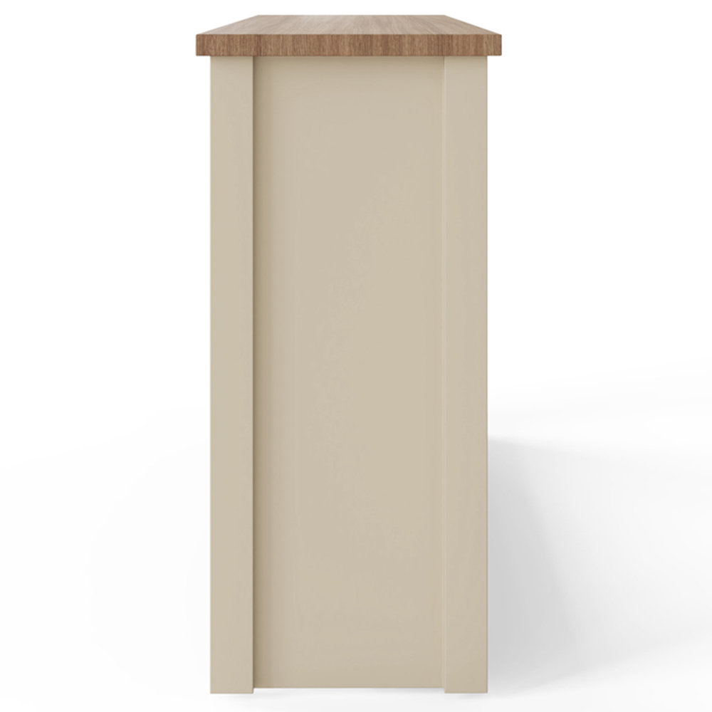 GFW Lancaster 2 Drawer Cream Console Table Image 5