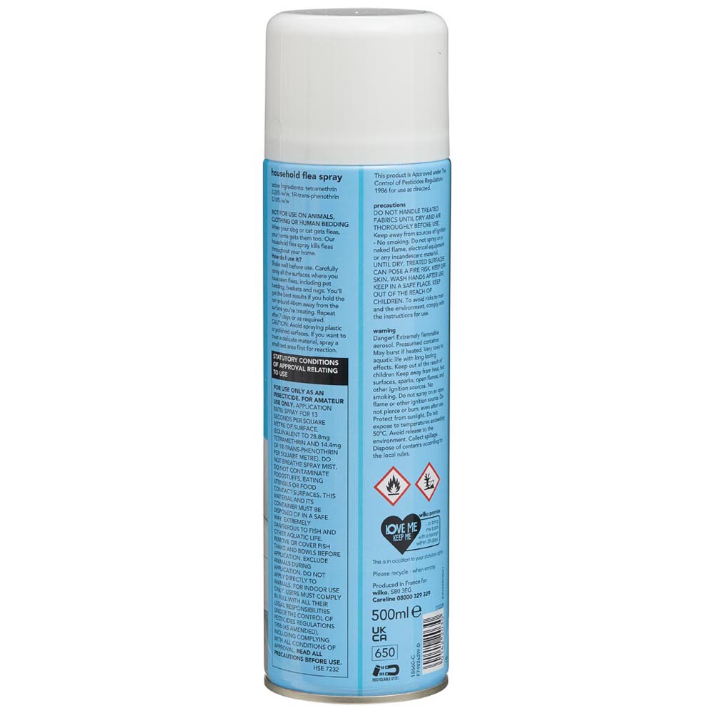 Wilko Household Flea Spray 500ml Image 2