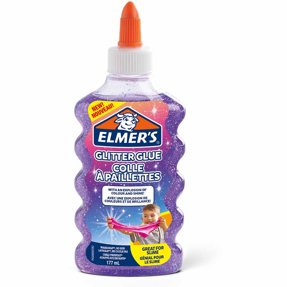 Elmer's Purple Glitter Glue 177ml Image