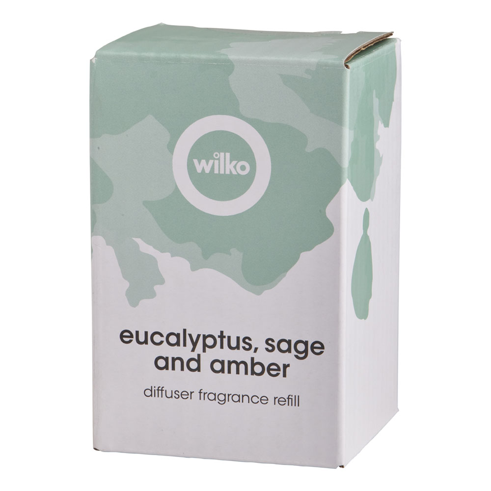 Wilko Eucalyptus Sage and Amber Diffuser Refill   Image 3