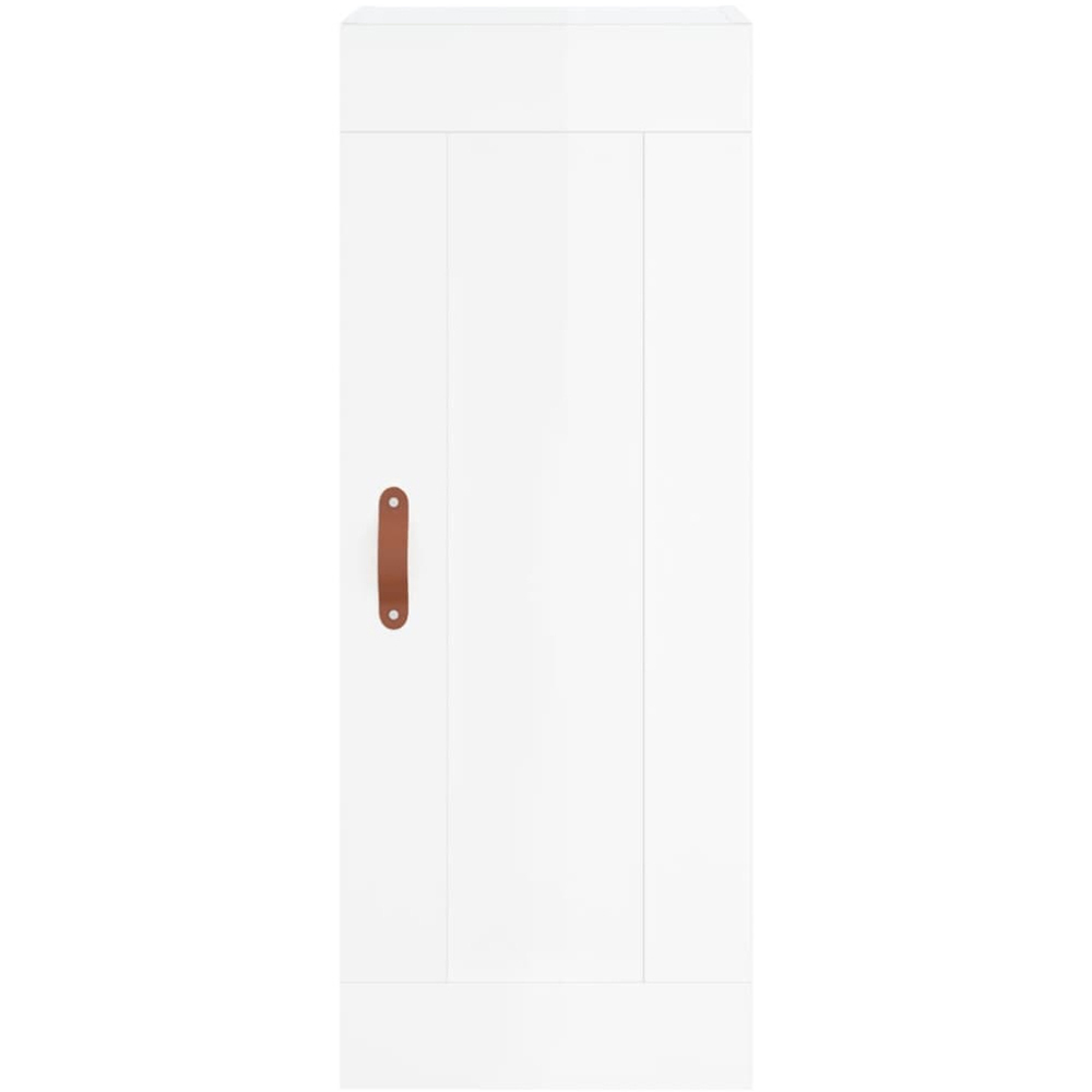 vidaXL Single Door White Wall Mounted Cabinet Image 7