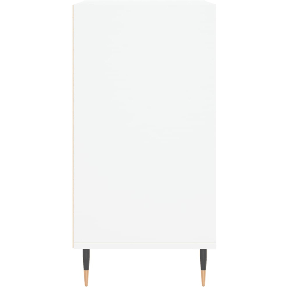 vidaXL 3 Shelf White Sideboard Image 5