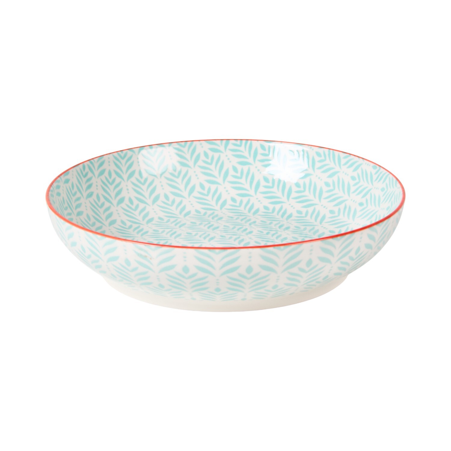 Azalia Pad Print Pasta Bowl - Blue Image 4