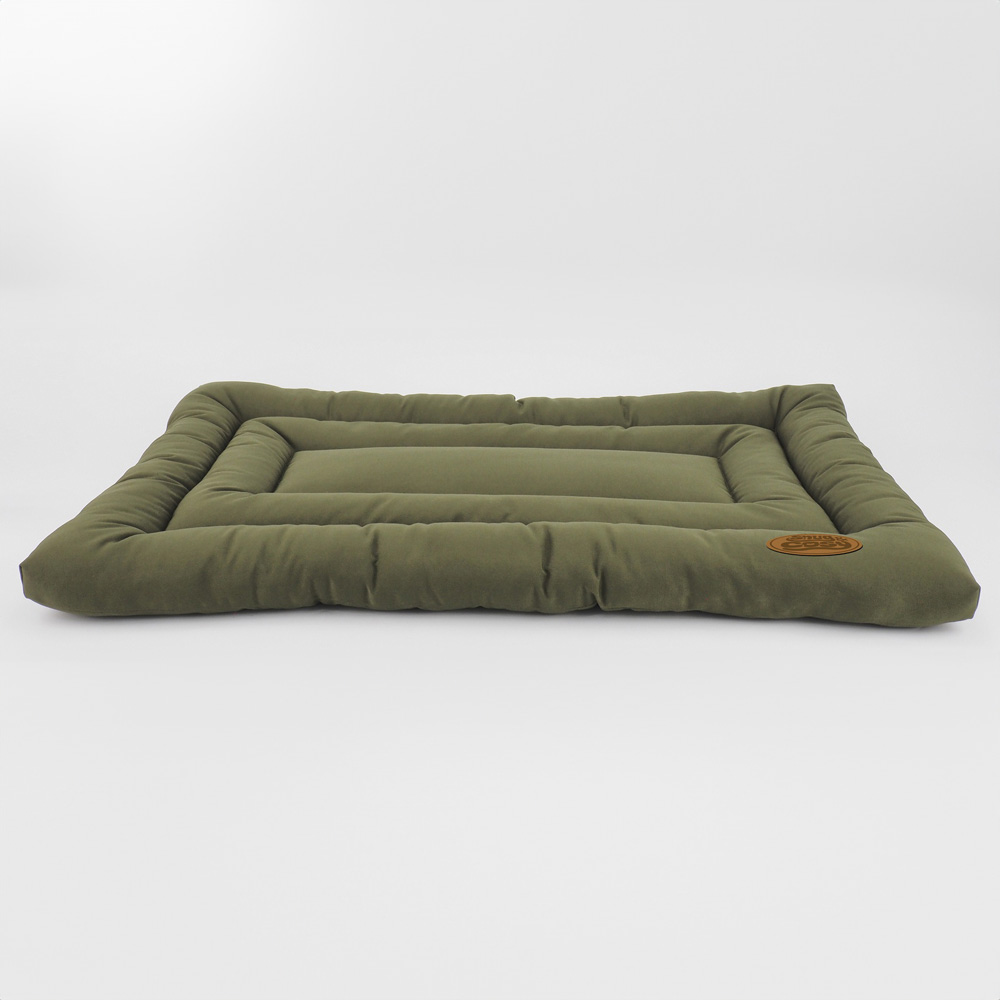Snug & Cosy Large Olive Pet Mat Bed Image 2