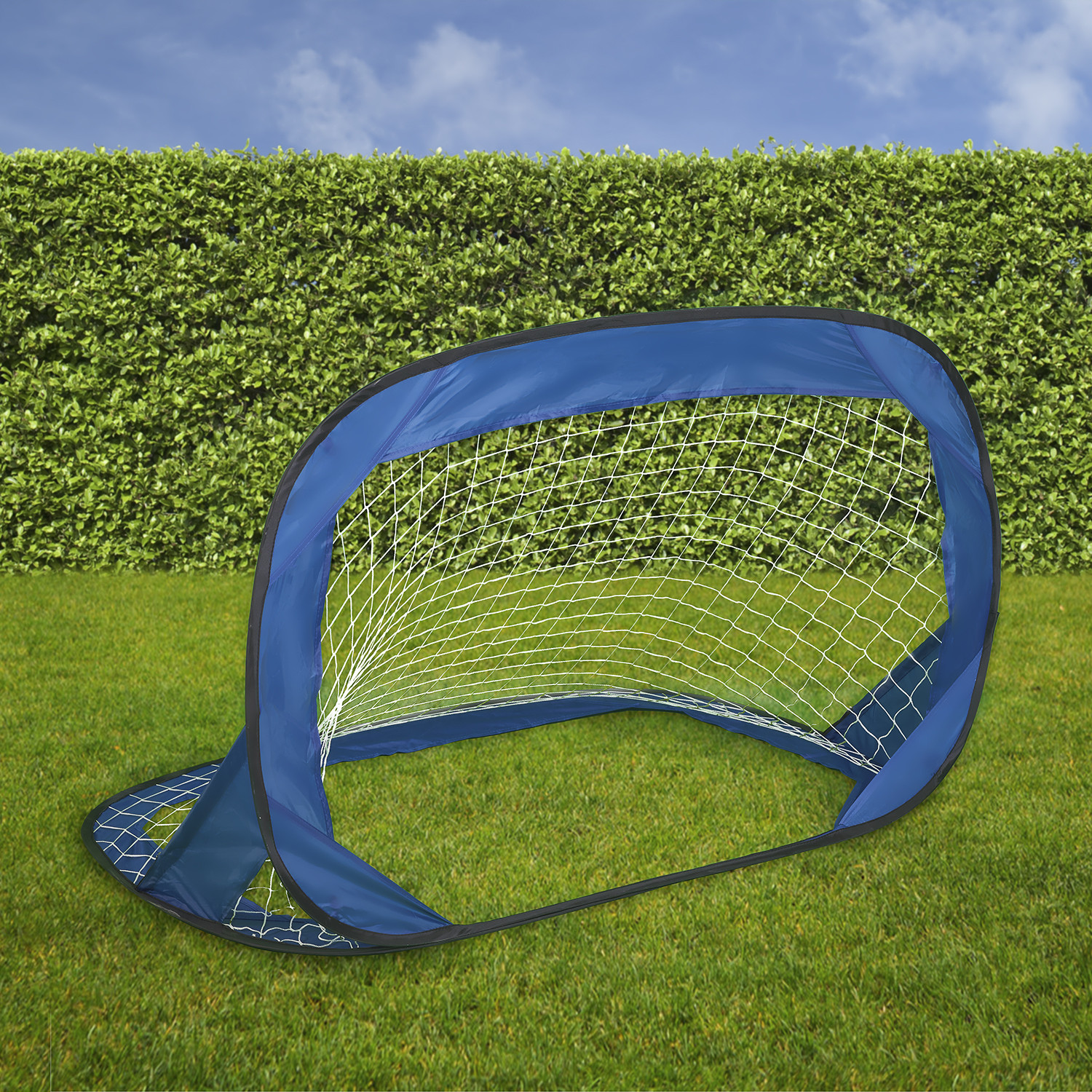 Pop Up Mesh and Steel Football Goal 120 x 80cm Image 2