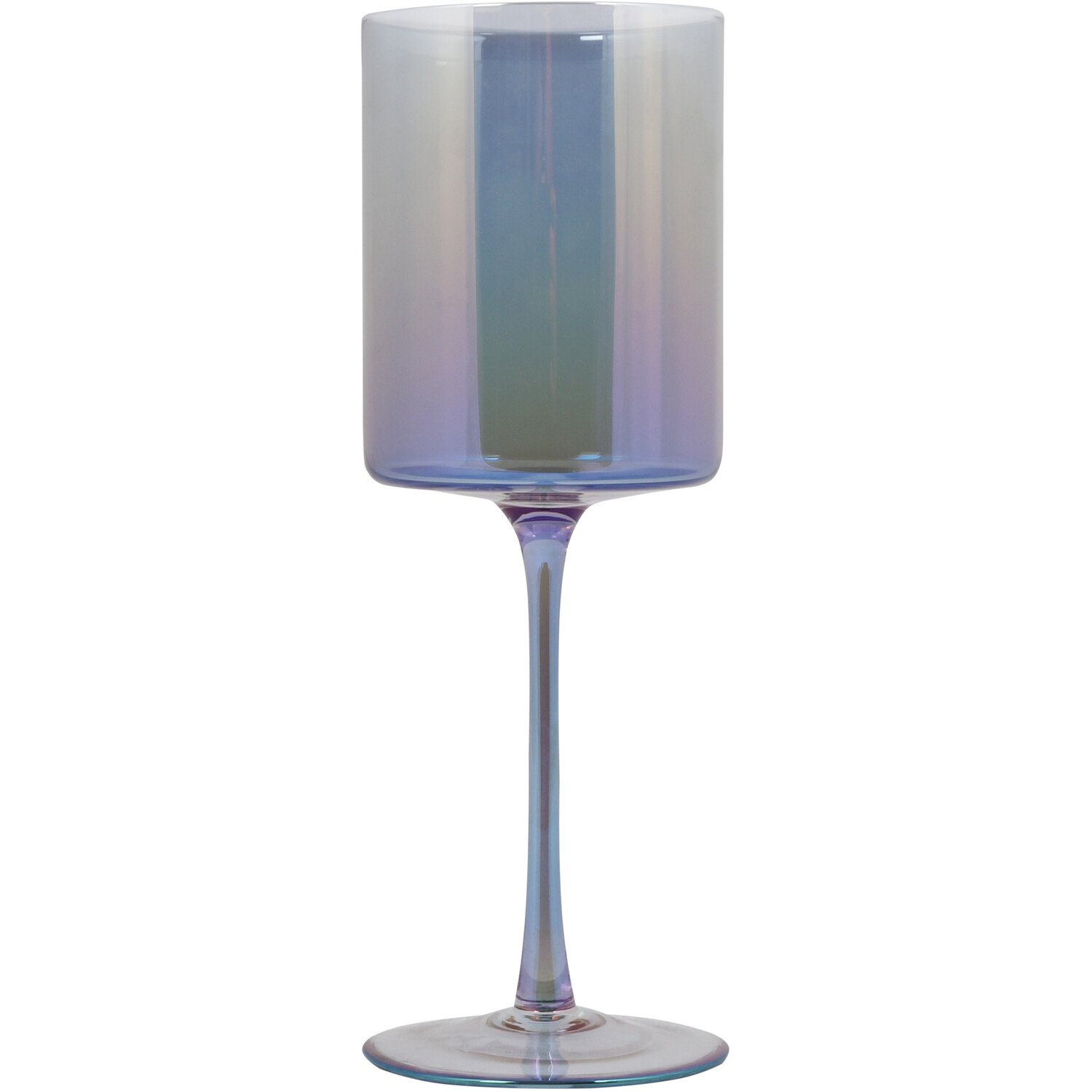 Iryssa Lustre Wine Glass - Blue Image