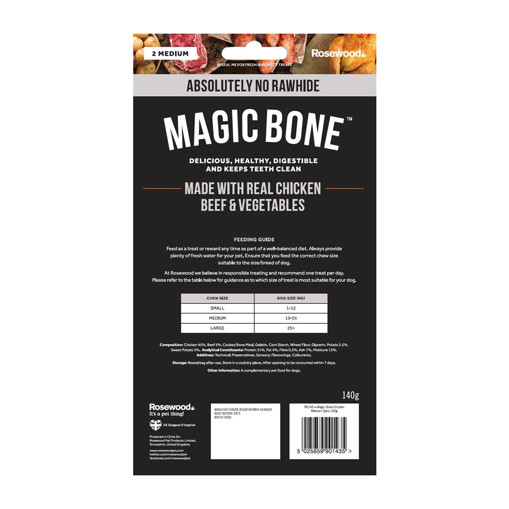 Rosewood 2 pack Magic Bone Chicken Medium Bone Image 3