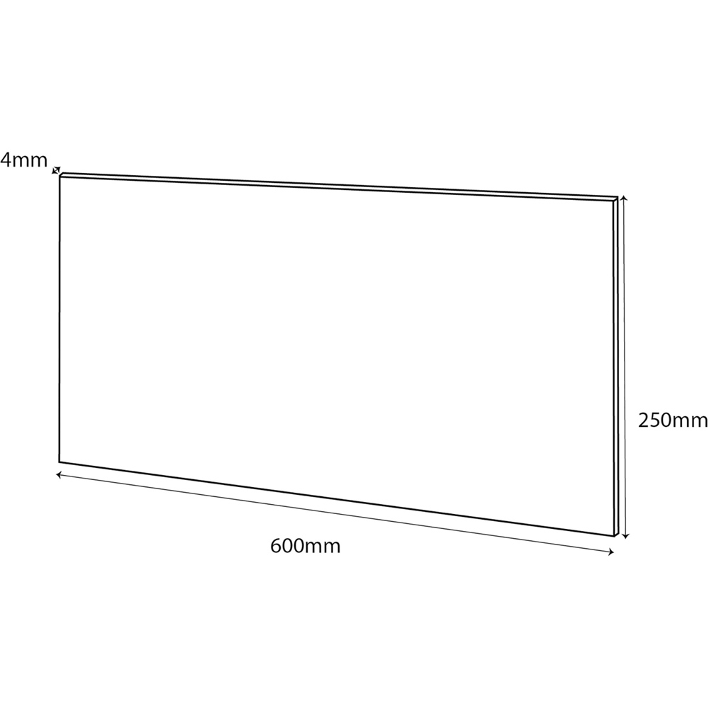Wetwall Alloy Aqua and Cadet Splashback 600 x 250mm Image 7