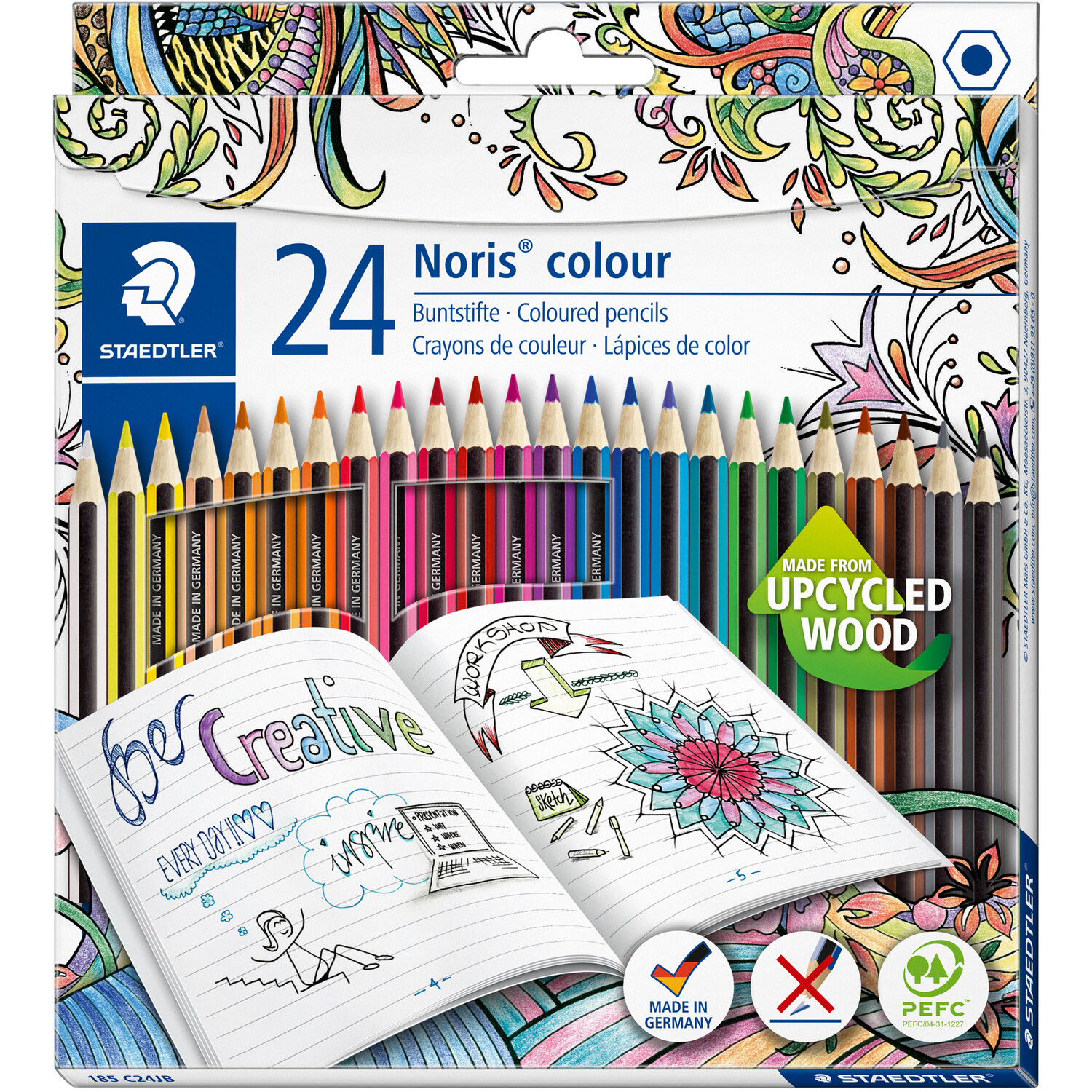 Staedtler Noris Colour Colouring Pencil 24 Pack Image