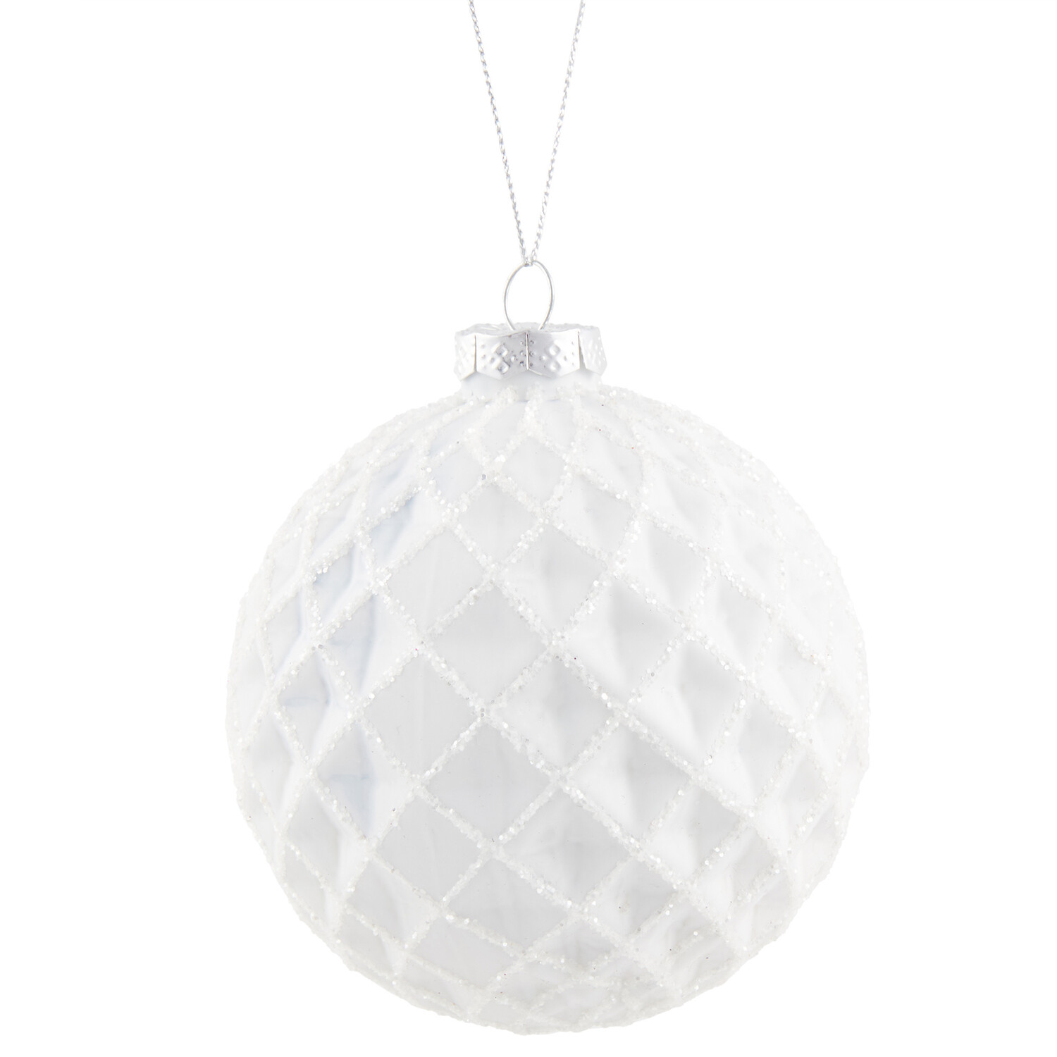Ridged Glitter Bauble Image 2