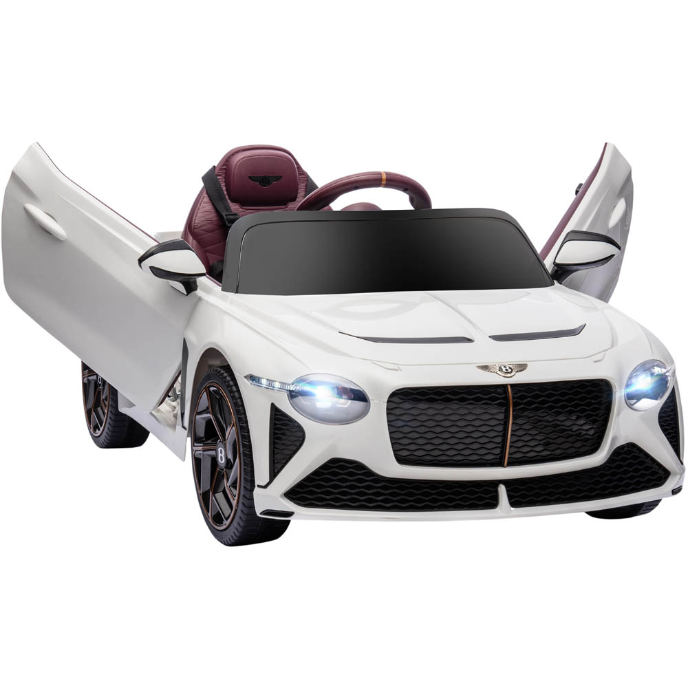 Tommy Toys Bentley Bacalar Kids Ride On Electric Car White 12V Image 1