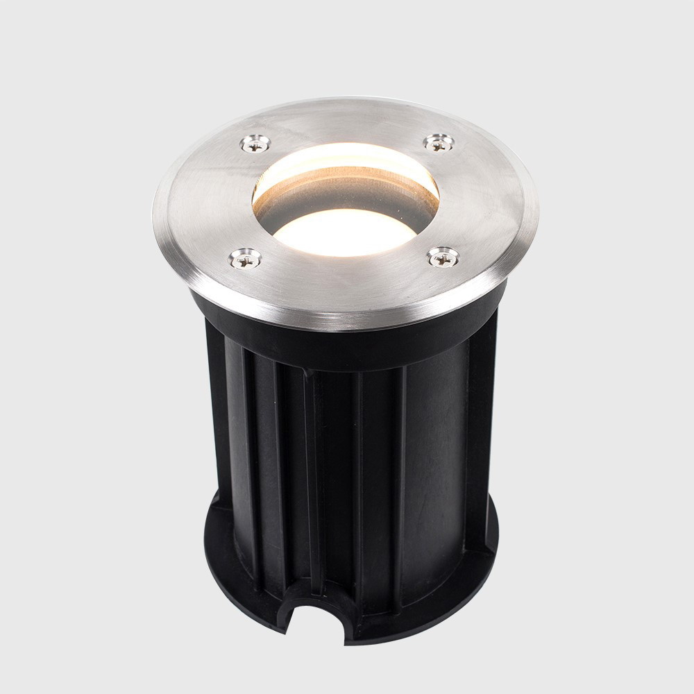 ValueLights Sussex Silver Outdoor Ground Walkover Light Image 3