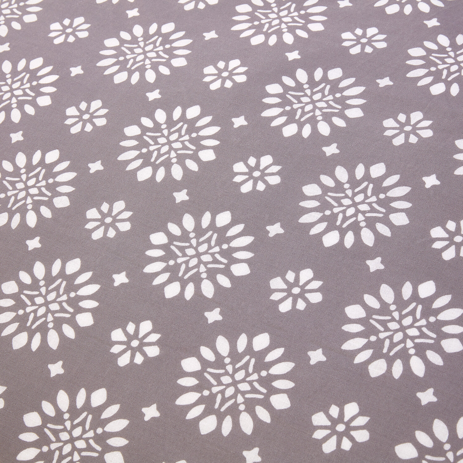 Sierra Geo Duvet Set Grey Double Image 5