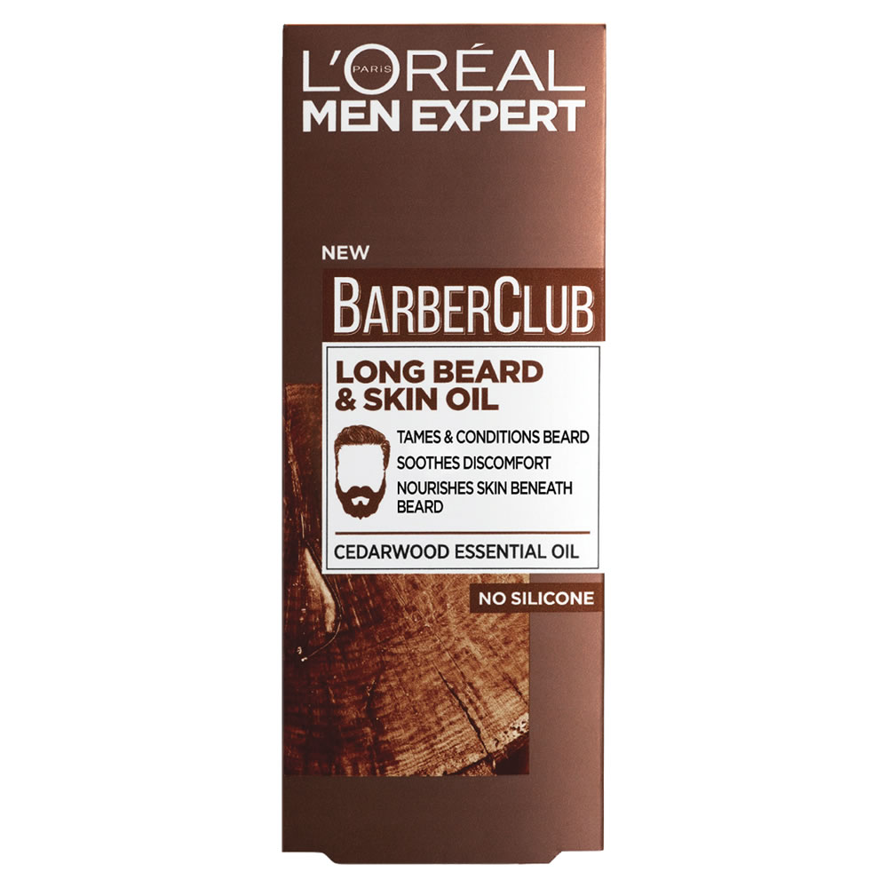 L'Oreal Men Expert Barber Club Long Beard and Skin  Oil 30ml Image 1