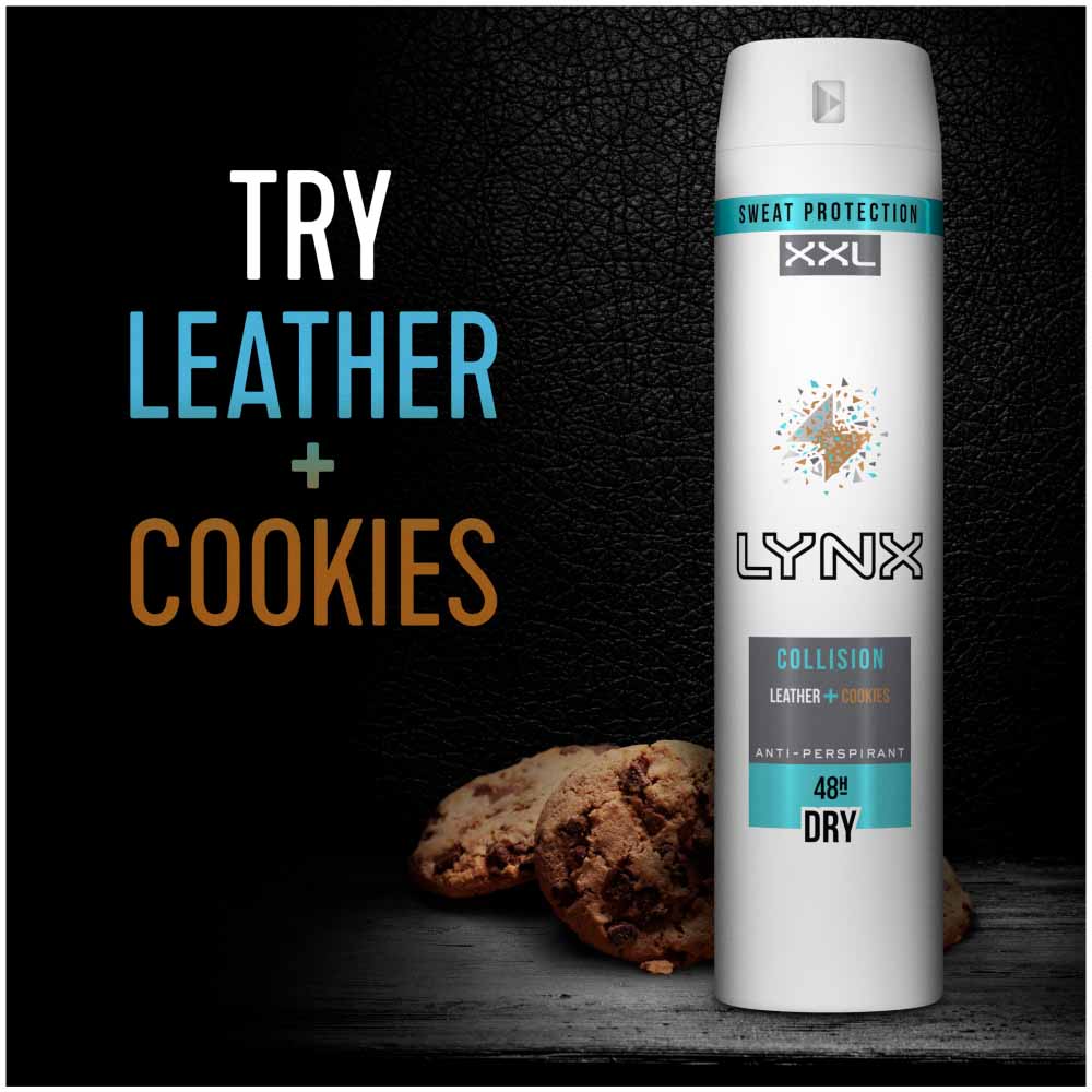 Lynx Antiperspirant Leather and Cookies 250ml Image 6