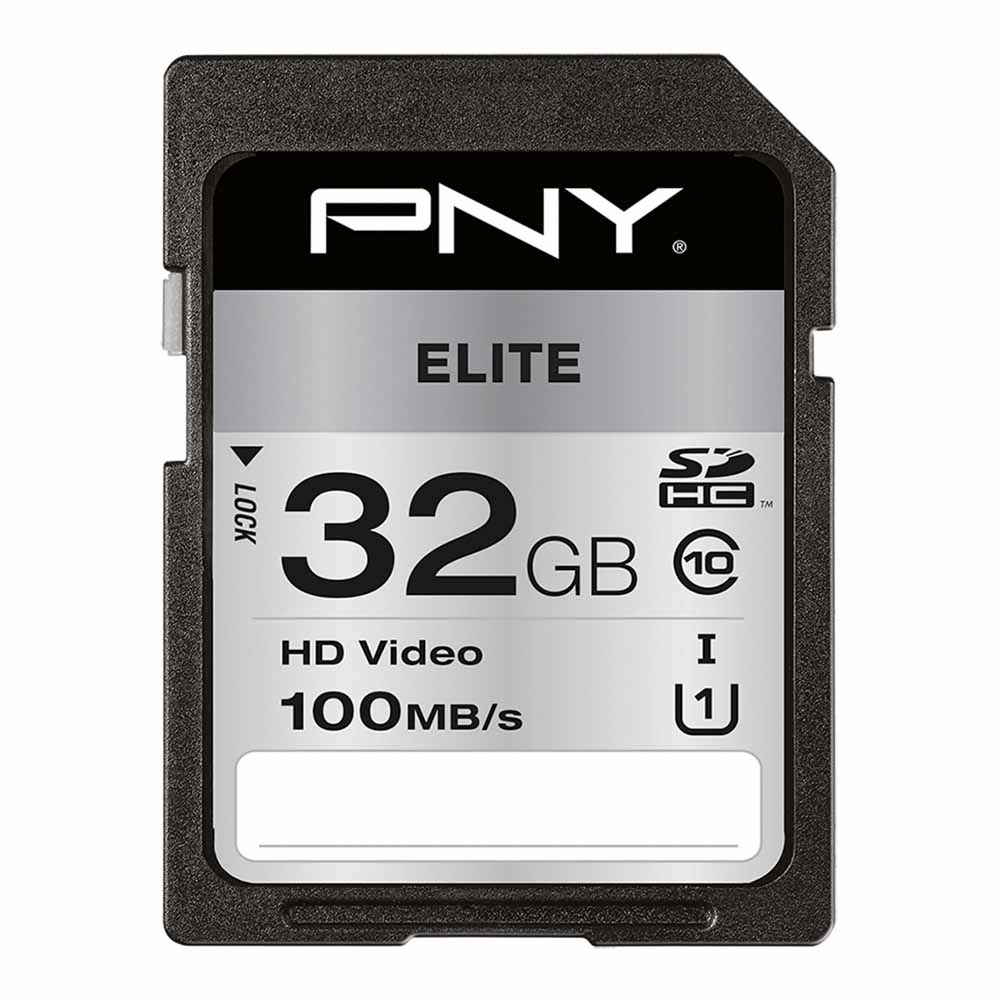 PNY 32GB Elite SD card Class 10 UHS-1 Image