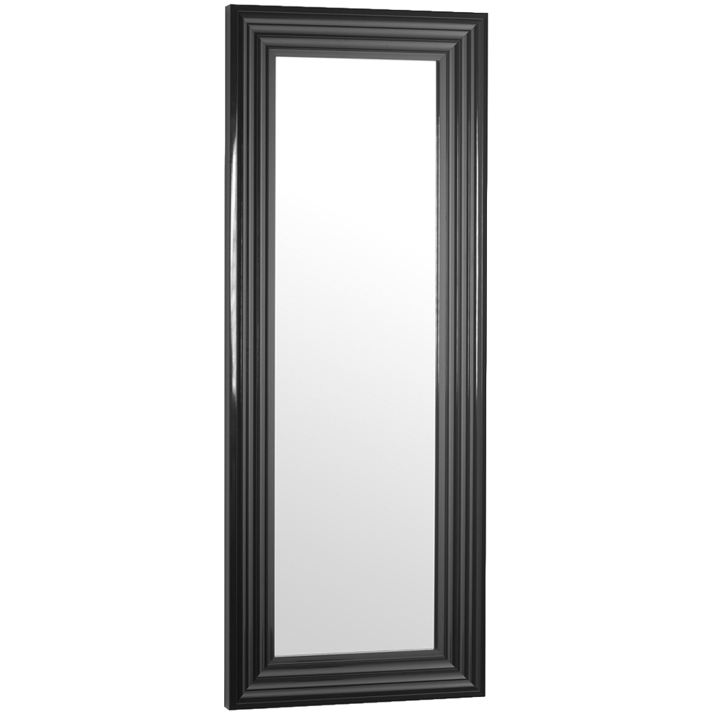 Julian Bowen Tokyo Gloss Black Rectangular Full Length Dressing Mirror 115 x 45cm Image 1