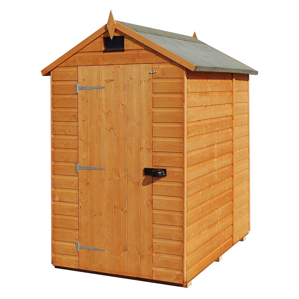 Rowlinson 7 x 5ft Wooden Security Shed Image 1