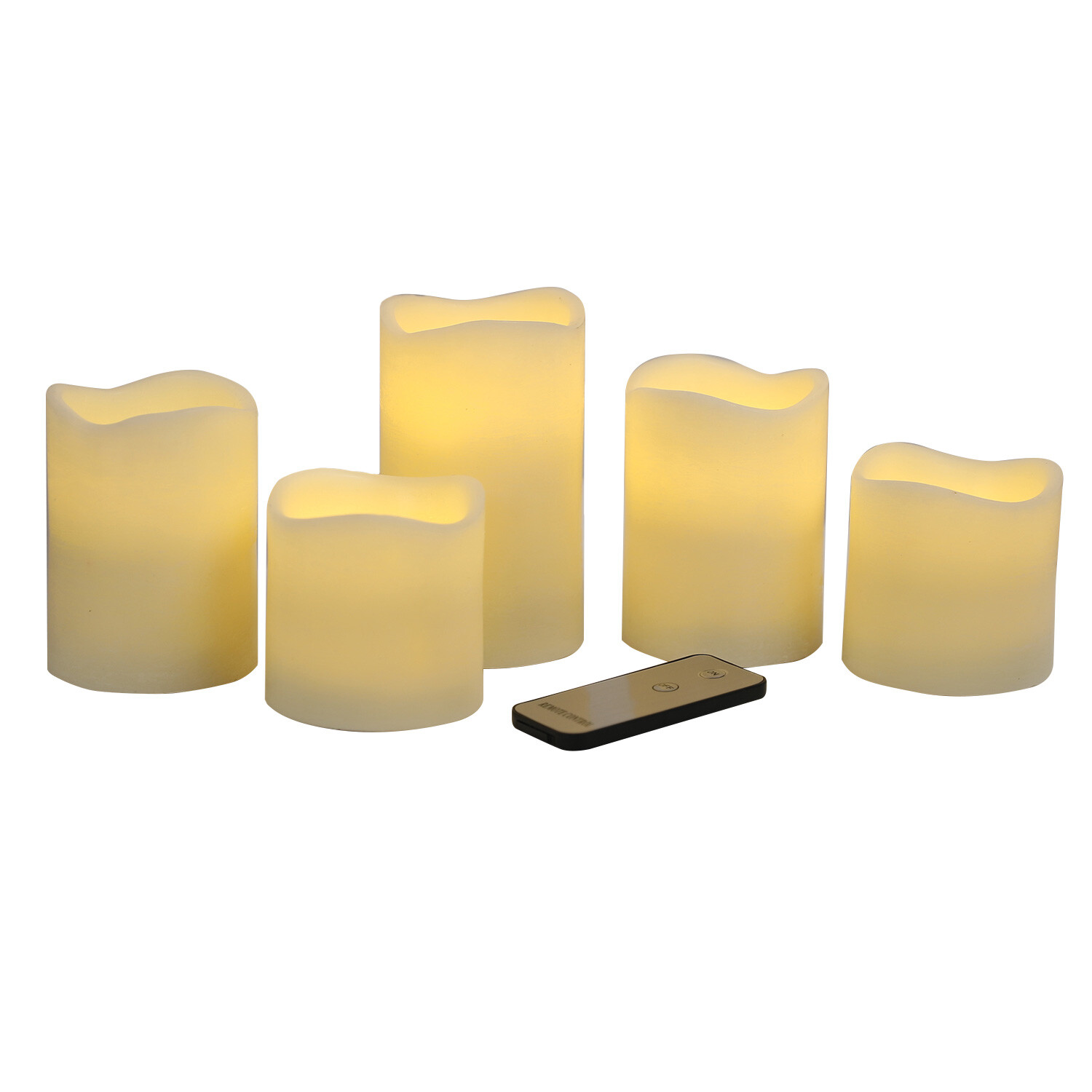 Flickering LED Candles 5 Pack Image 1